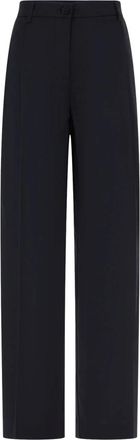 Cruna Cora Wijde Broek - Dames - Broeken - Blauw - Maat: L Wol