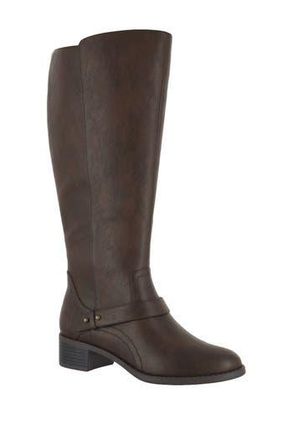 Easy Street Jewel Plus Block Heeled Boot - Multiple Widths Available in Brown at Nordstrom Rack, Size 6.5