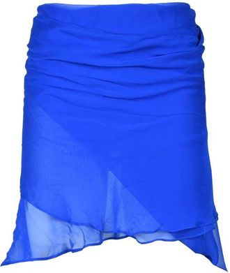 LaQuan Smith Pareo Skirt - Blue