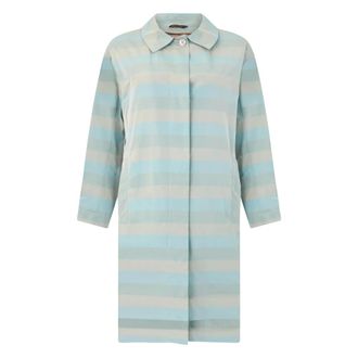 Moorer Jassen, Dames, Veelkleurig, S, Polyester, Jas met horizontale strepen