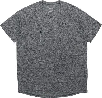 Under Armour Mens Under Armour Tech 2.0 Training Sports Quick Dry Loose Short Sleeve Gray 1326413-002