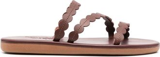 Ancient Greek Sandals Oceanis strap sandals - women - Leather - 35 - Brown