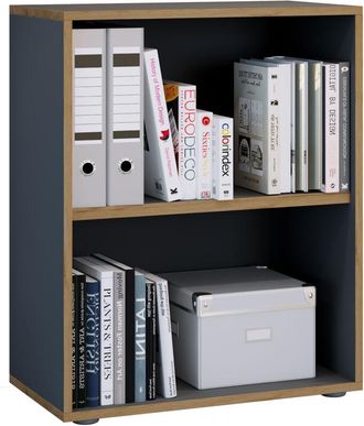 VCM Estante de madera VCM de pie Gabinete de archivo de ahorro de espacio Dimensiones aprox. AL. 74 x AN. 60 x T. 33 cm Estante elegante Estante de