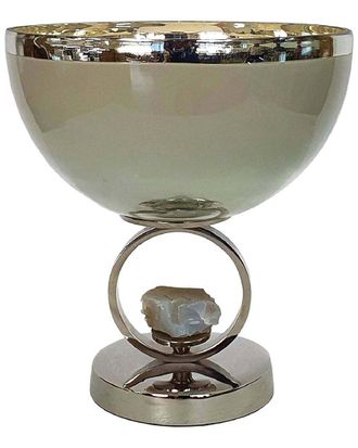 A&B Home Discontinued A&B Home Celine Glass Bowl With Base