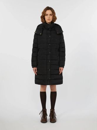 Max Mara Nylon donsjack met veren vulling - Dames - Gewatteerde jassen - Zwart - XS - Nylon - Jassen
