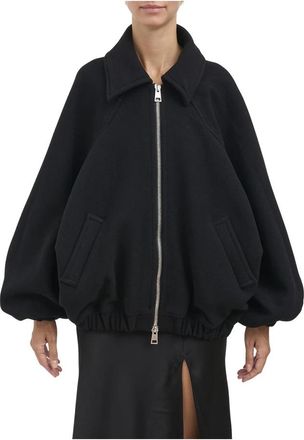 Andrea Ya'aqov Cashmere Bomberjack - Dames - Bomber jackets - Zwart - XS - Kasjmier - Jassen