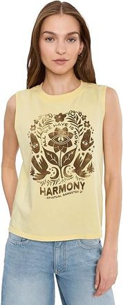 Spiritual Gangster Spring Harmony Vibe Tank Top Womens Clothing French Vanilla : SM, Cotton