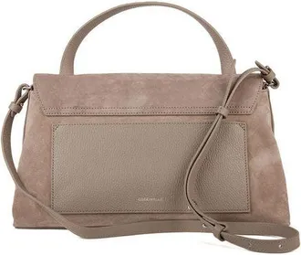 Coccinelle Womens Top Handle Bag Warm Taupe Cowhide - Top-Handle-Bags