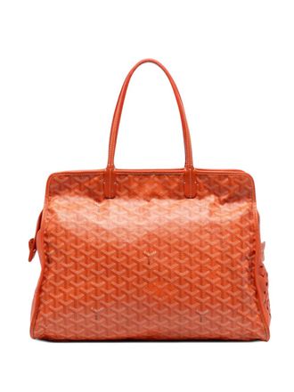Goyard 2012 Goyardine Sac Hardy Pet Carrier PM travel bag - Arancione