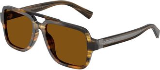 Dolce & Gabbana DG4544 306363 Mens Sunglasses Brown Size 56