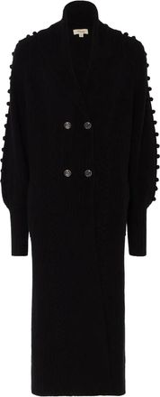 Temperley London Cardigan lungo Chrissie - Nero