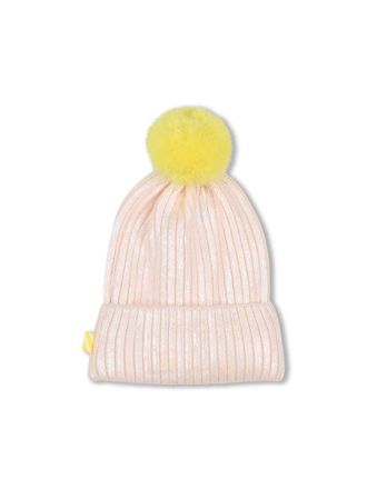 BILLIEBLUSH U21509K_47V Logo-Embroidered Acrylic Beanie - Pink
