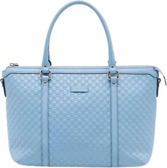 Gucci Pre-owned Satchel - - Pre-owned - Donna - Blu - ONE SIZE