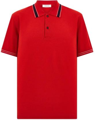 Ferragamo Polo Shirt - Heren - Polos - Rood - S - Katoen - Tops