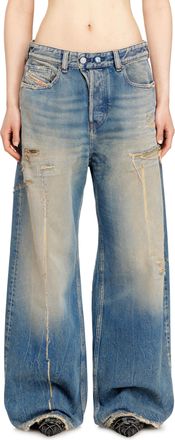 Diesel Relaxed Jeans - 1996 D-Sire - Jeans - Unisex - Blue