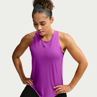 Nike Womens Universa Tank Top in Purple | IO9967-551