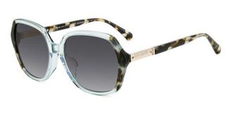 Kate Spade New York Ellery/F/S Asian Fit PJP/9O Womens Sunglasses Blue Size 57