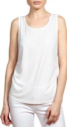 Berek Glitter Glam Tank In White