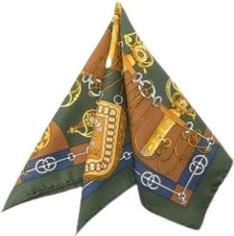 Herm&egrave;s Pre-owned Cliquetis Handkerchief - Dames - Vintage Accessoires - Veelkleurig - ONE Size - Vintage