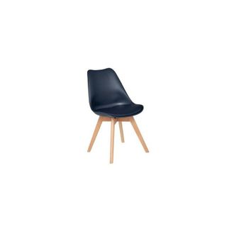 Atmosphera Sedia baya 48X53XH82CM blu inchiostro in pp con se