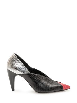 Isabel Marant Black Color Block Pumps