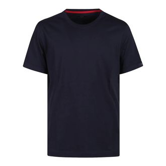 Fay T-Shirts, male, Blue, Size: S Casual Cotton Tee