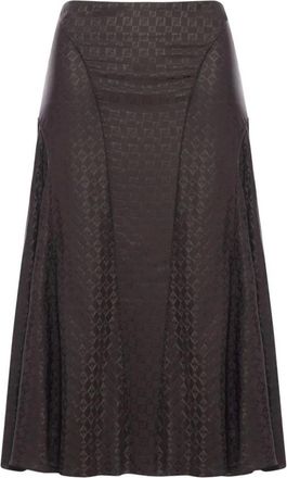 Fendi Mujer, Faldas, Marr&oacute;n, Talla: S