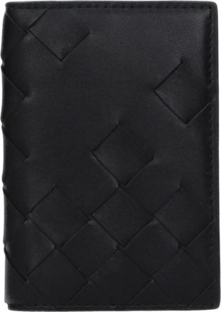Bottega Veneta Uomos Portadocumenti in pelle nera