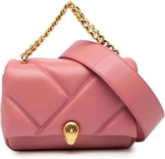 Bulgari Pre-owned Shoulder Bags, female, Pink, Size: ONE SIZE Pre-owned Vintage Shoulder Bag