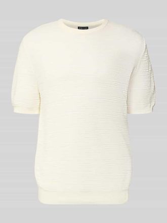 Antony Morato Strickshirt aus Baumwolle in Offwhite, Gr&ouml;&szlig;e XXL