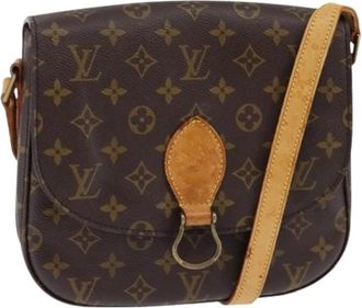 Louis Vuitton Pre-owned Canvas Crossbodytas - Dames - Vintage Schoudertas - Bruin - ONE Size - Vintage