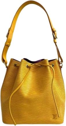 Louis Vuitton Pre-owned Bucket Bags, female, Yellow, Size: ONE SIZE Pre-owned Vintage Epi Bucket Bag