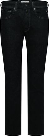 Replay Mens Grover Straight-Fit Jeans in Blue Cotton - Size 36W/32L