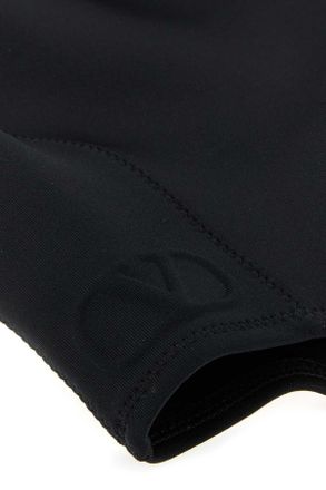Valentino Garavani Womens Black Stretch Polyester Balaclava Nero Exterior: Elastane Sciarpe E Foulard Scarfs