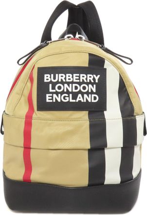 Burberry Beige Nylon Backpack (Pre-Owned)