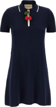 Valentino Garavani Cherryfic Dresses Blue