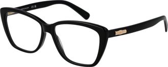 Longchamp Zwarte Acetaat Bril (Frames)