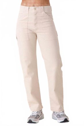 PRAIRIE UNDERGROUND Canvas Utility Pants In Natural White