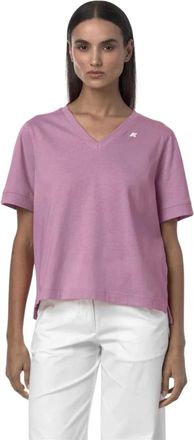 K-Way Donna, Top, Viola, S, new