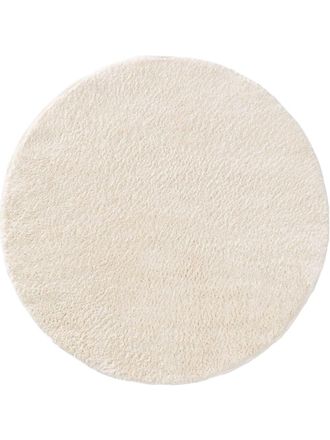 benuta Alfombra pelo largo redonda blanco &oslash; 120 redondo