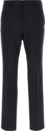 Valentino Garavani Mohair Wool Pants - Heren - Nette broeken - Zwart - XL - Wol - Broeken
