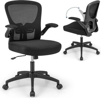 Costway Ergonomic Office Chair Adjustable Swivel Mesh Task Rocking Chair