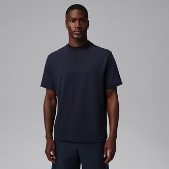 Nike Jordan Mens Jordan Sport Dri-FIT Mock-Neck Golf Top in Blue | IB2831-451