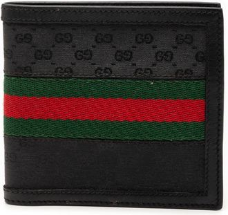 Gucci Black Pvc Leather Wallet (Bi-Fold) (Pre-Owned)