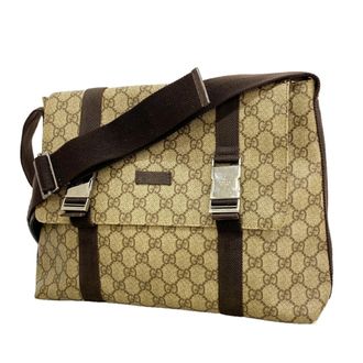 Gucci Brown Pvc Shoulder Bag (Pre-Owned)