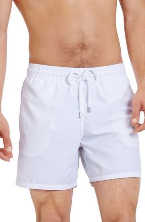 Vilebrequin Mens Solid Swim Trunks in Blanc at Nordstrom, Size Xxx-Large