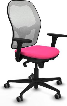 Piqueras y Crespo Piqueras Y Crespo - Jorquera Sincro Malla Blanca Similpiel Rosa Brazos 3d Base Nailon Ruedas 65mm Engomada