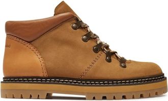 See By Chlo&eacute; Eileen Stivaletto - Dames - Veterlaarzen - Bruin - 37 EU - Leer - Schoenen