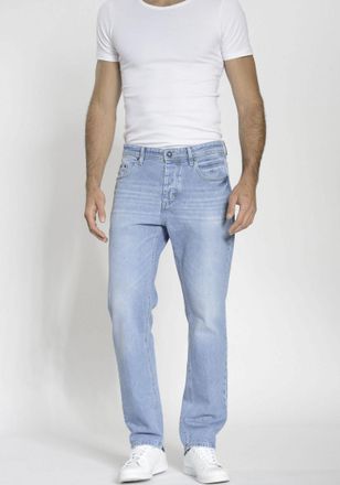 Gang 5-Pocket-Jeans GANG 94SESTO, Herren, Gr. 30, L&auml;nge 32, blau (midblau), Denim/Jeans, Obermaterial: 99% Baumwolle, 1% Elasthan, straight fit, Jeans 5-Po