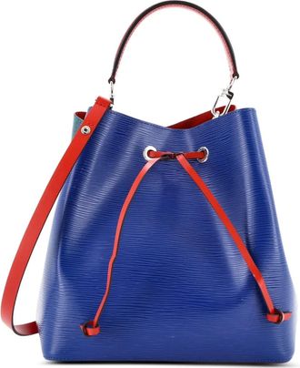 Louis Vuitton NeoNoe Handbag Epi Leather MM bucket bag - Blauw